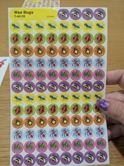 3 Sheets Trend Sparkle Stickers Beaming Bugs Vintage, Zoo Animals Wee