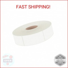 600 PCS White Rectangular Stickers, Blank Write On Labels Self-Adhesive Stickers
