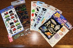 Lot Of Misc Scrapbooking Stickers, 22 Pcs