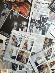 80+piece vintage style advertisement) Lot Junk Journal Ephemera SET 2