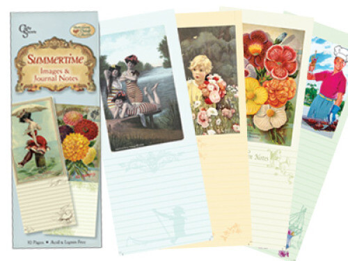 SUMMERTIME-Crafty Secrets Vintage Images&Journal Notes-Ephemera-Paper Cut Outs