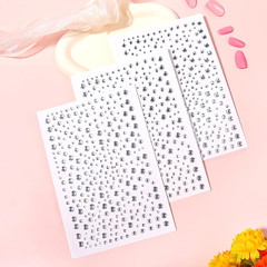 3 Sheets Rhinestone Stickers Self Adhesive Gems 3-6Mm Diameter Diamante Clear Cr