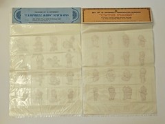 2 Merrimack Cutie Pixies Campbells Kids Gummed Stick-Ons Scrapbooking Crafts Lot