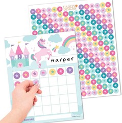 Sticker Chart for Kids Behavior at Home & Classroom – 25 Reward Chart for Kid…