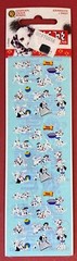 Sandylion DISNEY 101 Dalmatians Puppy Dog Fuzzy AND TAZ & BUGS 4 Sticker SHEETS