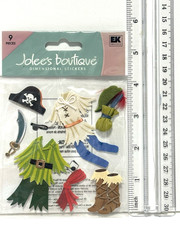 Various themes of Dimensional/Textured Stickers Scrapbooking.