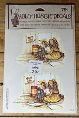 Vintage 1970s Holly Hobby Decals LOT of 4 New Sealed American Greetings