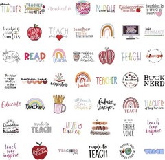 110Pcs Teacher Stickers, Appreciation Gifts in Bulk, Stickers