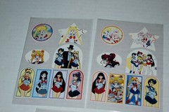 vintage 1990s SAILOR MOON sticker lot of 34