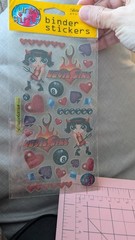 Vintage Stickers Stickopotamus Funky Girlz Devil Girl Sparkle 1 Sheet New Pack