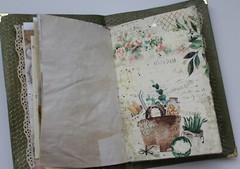Handmade «Green Garden» Themed Album/Journal
