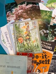 50+ Junk Journal Ephemera Lot Vintage Paper Destash Slides Cards Photos Kit