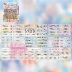 2000+ Mini Stickers Pack, 36 Sheets Tiny Food & Snack Stickers with Tweezer, …