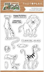 PHOTOPLAY – PHOTOPOLYMER ACRYLIC STAMPS – A DAY AT THE ZOO