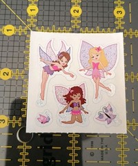 Vintage Stickers Sandylion Fairies Prism Sticker Mod