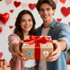 1000Pcs Valentine’S Day Heart Roll Sticker 1Inch I Love You Stickers for Packing