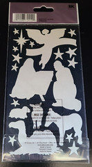 Sticko – NATIVITY SCENE Stickers – Holy Family – Angel – Stars – Animals (RARE)