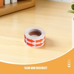 2 Rolls Fluorescent Arrow Stickers Labeling Colored Labels Floor Glow