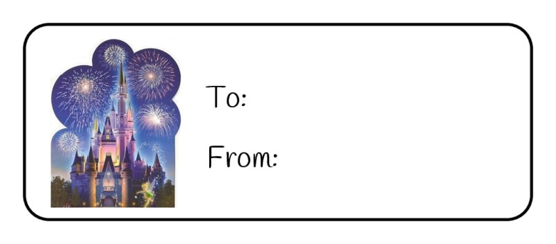 TO FROM GIFT TAGS CASTLE STICKERS ENVELOPE SEALS LABELS FAVORS (30) 2.625″ x 1″