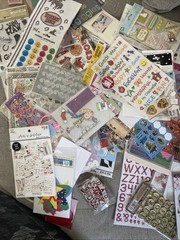 Mixed Lot 80 Stickers Sandy Lion Jolee’s Paper Studio Debbie Mumm Vintage New