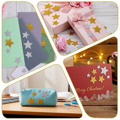 Gold Silver Glitter Foam Stickers Star Self Adhesive Kids Party Decorations