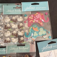 Lot of 15 Jolee’s Boutique K&Company Sticky Pix Scrapbooking