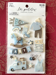 BEAUTIFUL BABY BOY 3D STICKERS – THE PAPER STUDIO LA PETITES TOYS TRUCK HORSE