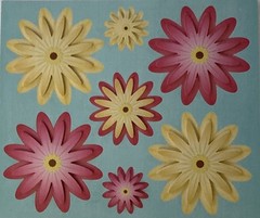 FLORAL Dimensional Stickers (7pc)Studio 112•Garden•Blooming •Outside•Card Making