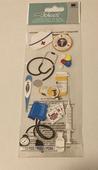 Jolee Boutique Nurse Stickers, 3D, Great for Scrapbooking