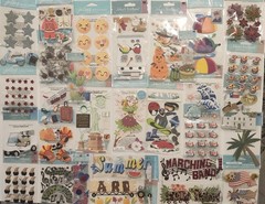 Lot of 31 packs JOLEE’S BOUTIQUE Dimensional Scrapbooking Stickers Mix
