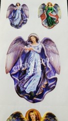 PAPER HOUSE STICKERS * ANGELS * RELIGIOUS * StickyPix 1 SHEET VINTAGE RARE Ver#3
