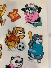 Vintage NOS 1980s Hallmark Ambassador Shirt Tales Stickers