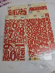 CLOUD 9 Design Scrapbooking Stickers Alphabet Borders Words Lot Of 59 NIP