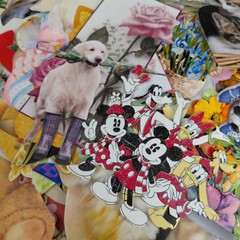 Ephemera Cutouts Greeting Card Fronts Lot Scrapbook Junk Journal Multi Color