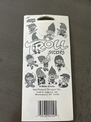 Vintage 1990’s Mello Smello Neon Troll Stickers NOS Sealed