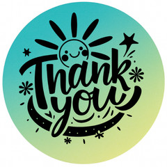 Thank You Stickers Pack of 50 – Round Labels for Orders, Gifts & Pack 2″