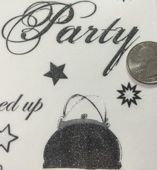 FORMAL AFFAIR GLITTER Stickers(21pc)5.5″x12″ Prom•Dance•Dress•Tux•High School