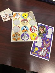 Vintage Loony Tunes Tweety Bird Stickers Lot All In picture ( Bonus Stickers Inc