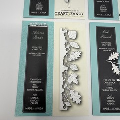 Memory Box Dies LOT of 6 Leaf Frame Branch Oak Autumn Border Forest Archway
