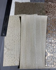 Vtg. Textured Wallpaper Samples from Sample Book, Ethan Allen (10 Pieces) Set 9