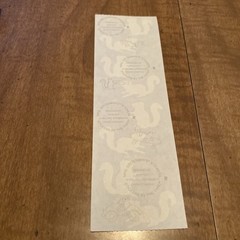 Rare Mrs Grossman’s CHIPMUNKS SQUIRRELS Stickers Vintage 1992