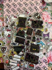 PIPSTICKS 5 Sheets 2023-2024 Puffy Stickers Hello kitty Sheet Stickers Sanrio