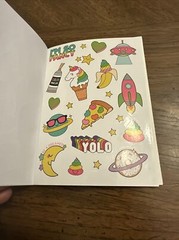 Premiere Sticker Book 250+ Stickers Food and Fun Themes Kawaii Sticker Album