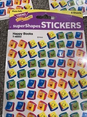 TREND Happy Books superShapes Stickers, 800 Per Pack, 3 Packs