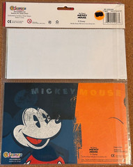 Disneyland Mickey Mouse Various Sticker Organizers with 64 Mickey Stickers