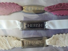 NIP Rebecca Sower Nostalgiques Cherish Fabric «Bracelets» Stickers Gift Blessing