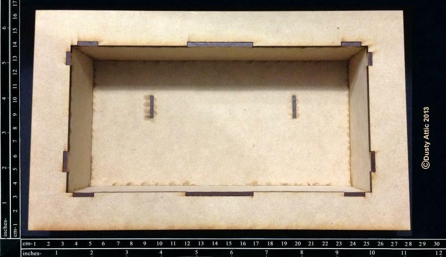 Dusty Attic – Shadow Box Rectangle ~ Wood, DA0226