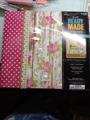 Pre made Paper Studio 8×8 scrapbook plus embellishments