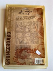 Tim Holz idea-ology Nature themed grungeboard, 181 pieces, unused