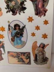 4 Pkgs VTG 1999 Paper Magic Group Angel Stickers Sticker Central Collector Cards